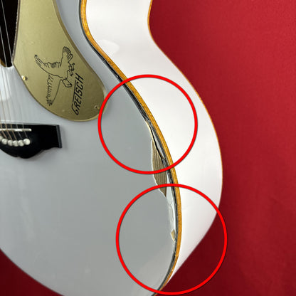 [USED] Gretsch G5022CWFE Rancher Falcon Jumbo Cutaway, White (See Description)