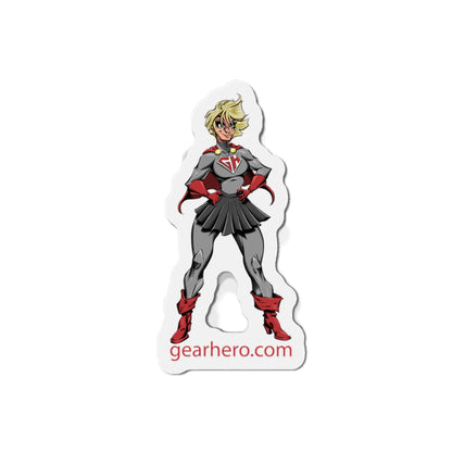 Mrs. Hero Die-Cut Magnets