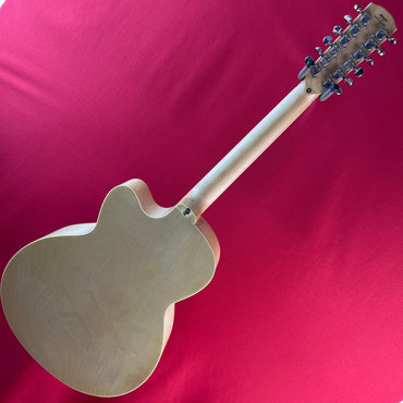 [USED] Alvarez AJ80CE-12 12-String Jumbo Acoustic-Electric Guitar, Natural (See Description)
