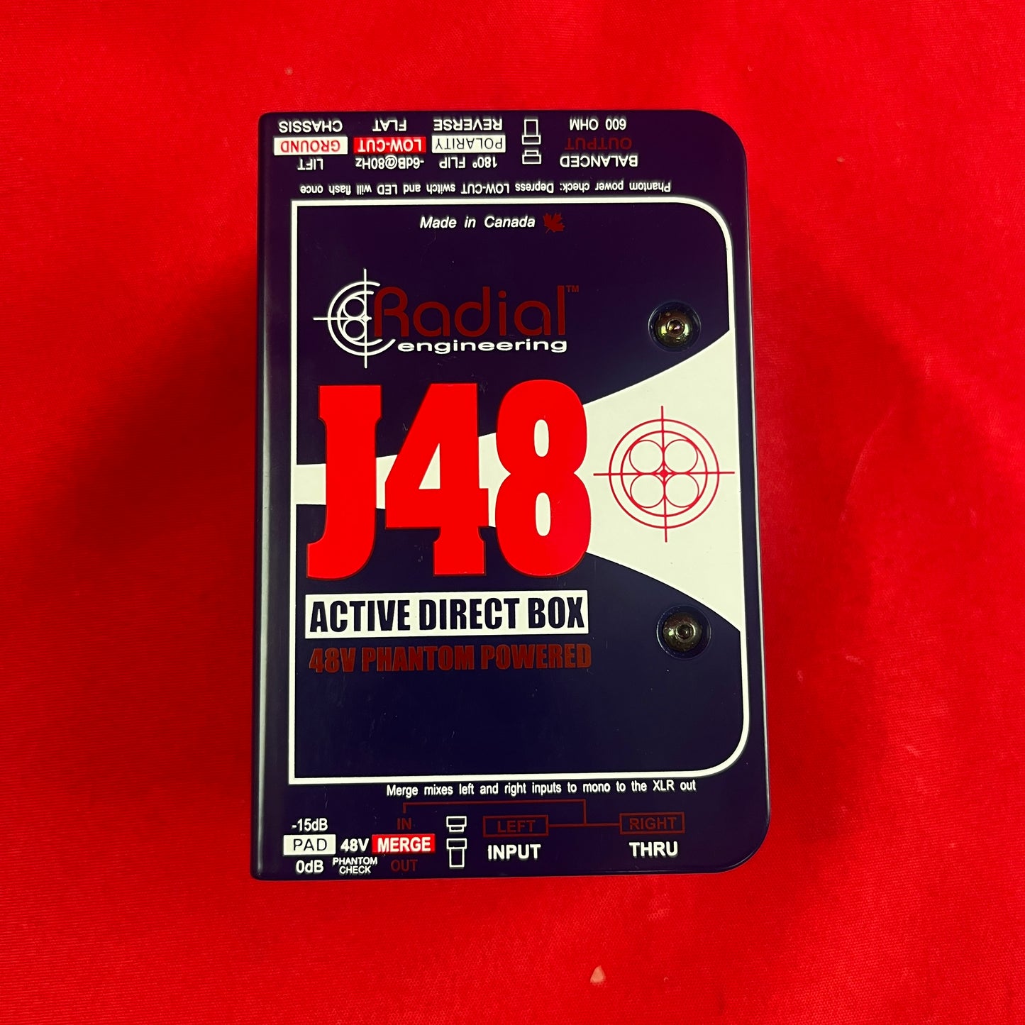 [USED] Radial J48 MK2 48V Phantom Power Active Direct Box