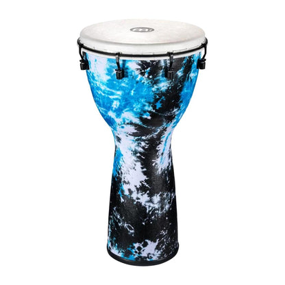 Meinl Percussion ADJ12-GB Alpine Series Djembe w/Synthetic Shell and Head, Galactic Blue Tie Dye