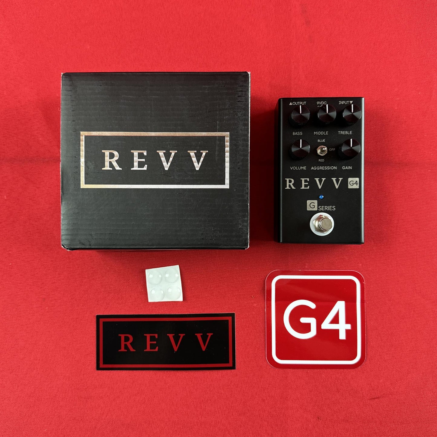 [USED] Revv Amplification G4 High Gain Distortion, Blackout Edition (Gear Hero Exclusive) (See Description)