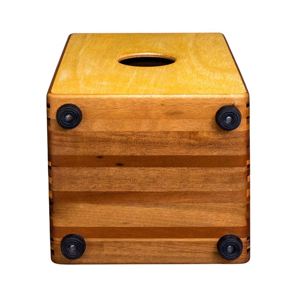 A Tempo Tocador Flamenco Cajon w/Gig Bag, Mohena and Purple Heart Natural Finish