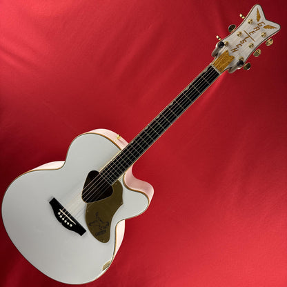 [USED] Gretsch G5022CWFE Rancher Falcon Jumbo Cutaway, White (See Description)