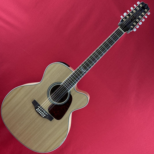 [USED] Takamine GJ72CE-12 NAT Jumbo Cutaway 12-String Acoustic-Electric Guitar (See Description)