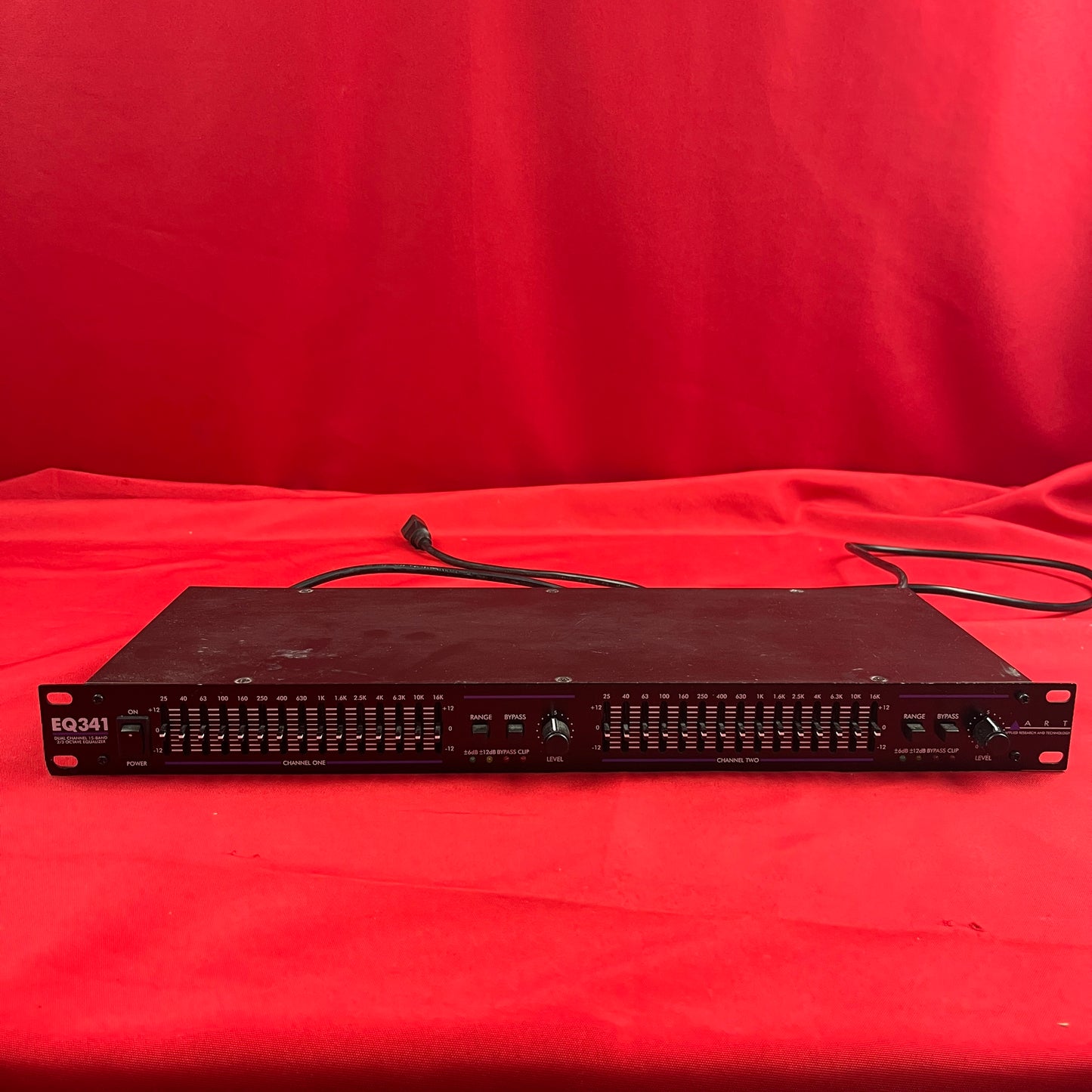 [USED] ART EQ341 Dual 15 Band Graphic Equalizer (See Description)