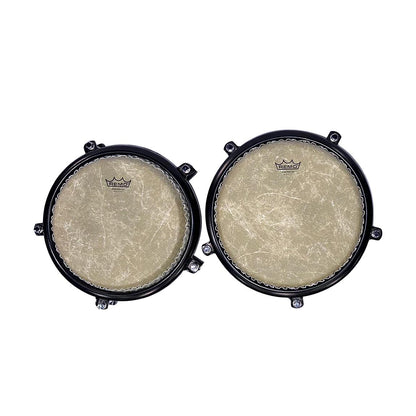Toca TCCD-10-11S 10" & 11" Commuter Conga Set w/Double Stand, Black