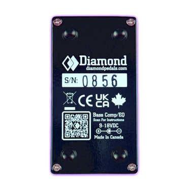 Diamond Bass Comp EQ Optical Compressor, Midnight Sparkle