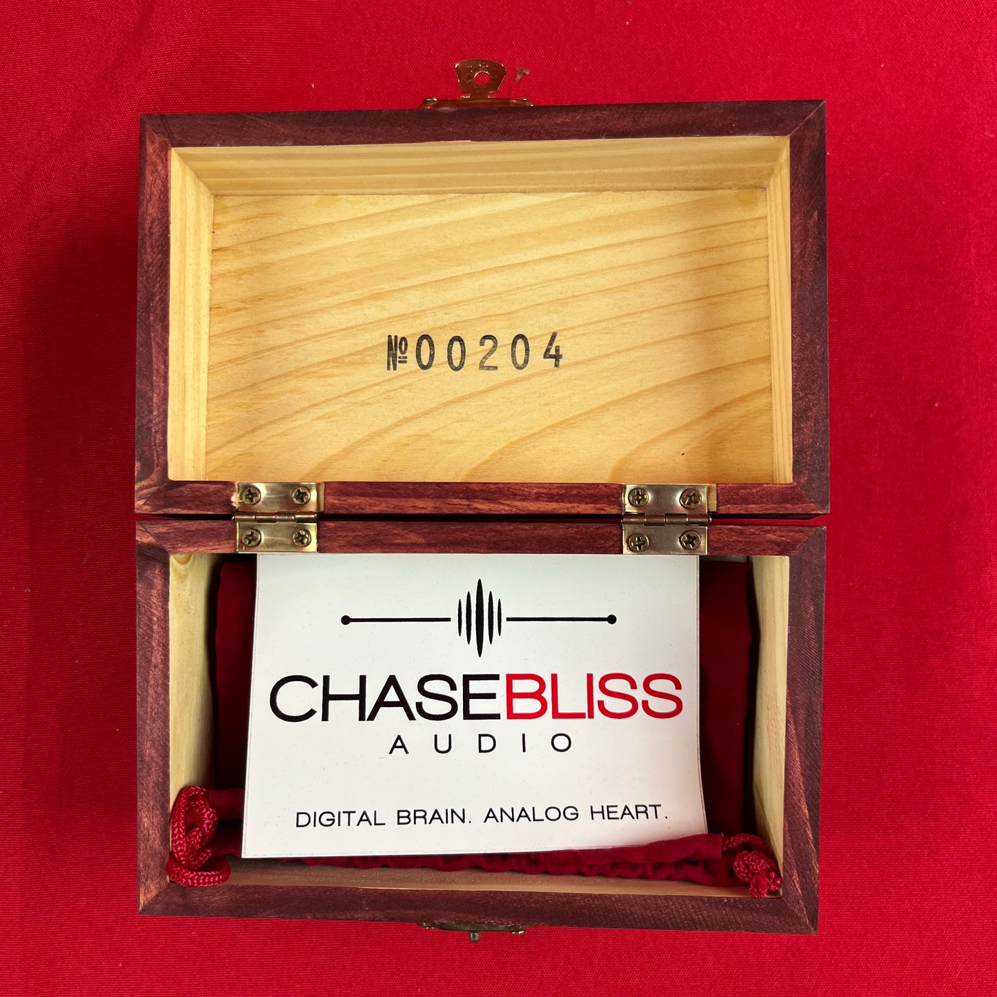 [USED] Chase Bliss Audio Wombtone MkII Analog Phaser's Wooden Box (PEDAL NOT INCLUDED)