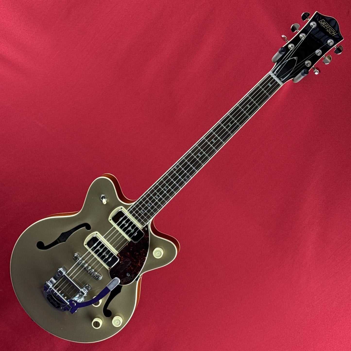 [USED] Gretsch G2655T-P90 Streamliner Center Block Jr. Double-Cut P90 w/Bigsby,Two-Tone Sahara Metallic