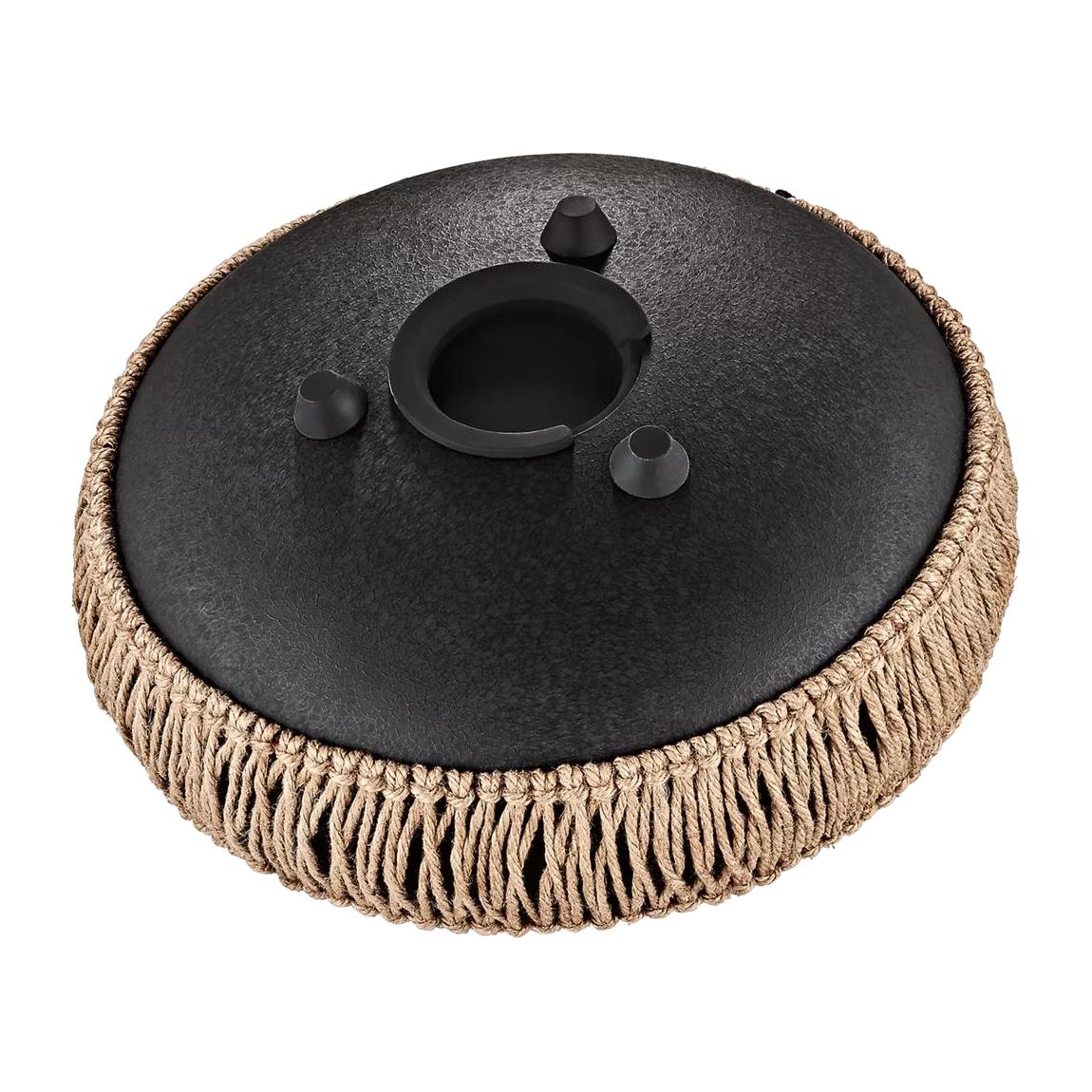 Meinl MOSTD1BK 8 Note Octave Steel 10", B Minor Tongue Drum w/Mallets And Case, Black