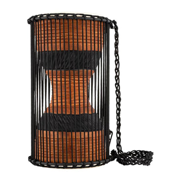 Meinl Percussion ATD-L 8x16" African Talking Drum w/Mahogany Wood Shell and Wooden Beater