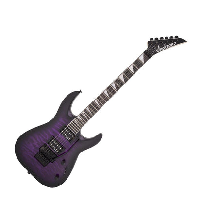 Jackson JS32Q DKA JS Series Dinky Arch Top Electric Guitar, Transparent Purple Burst