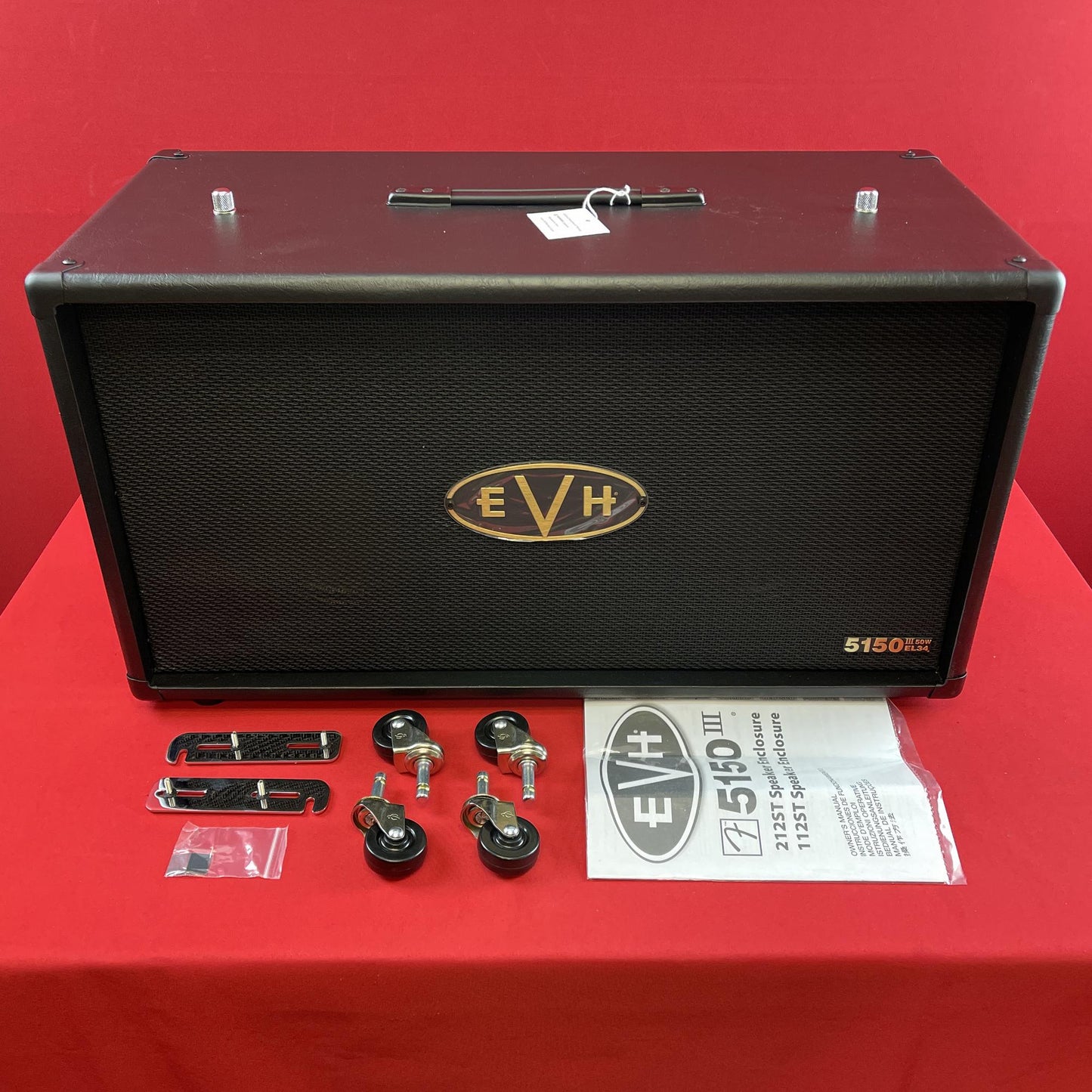[USED] EVH 5150III EL34 212ST 50W 2x12 Guitar Speaker Cabinet, Black (See Description)