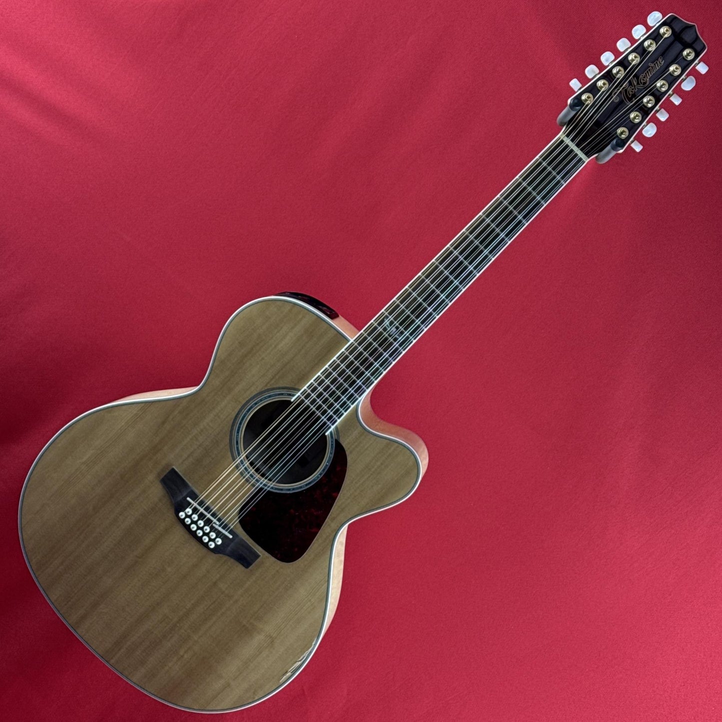 [USED] Takamine GJ72CE-12 NAT Jumbo Cutaway 12-String Acoustic-Electric Guitar (See Description)