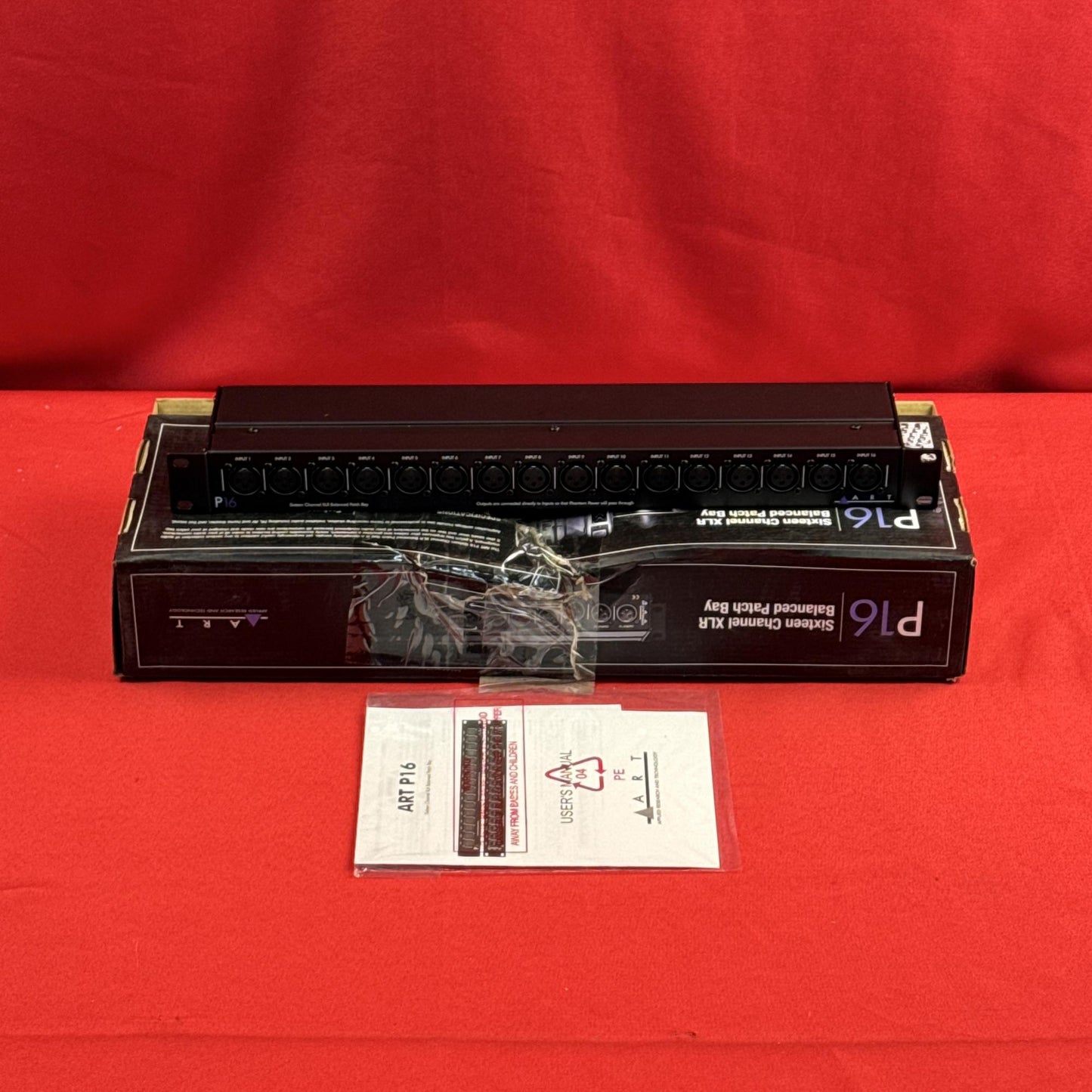 [USED] ART P16 XLR Balanced Patchbay (See Description)