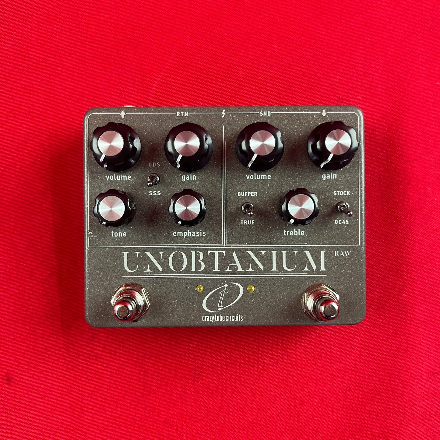 [USED] Crazy Tube Circuits Unobtanium Raw Dual Overdrive (Limited Edition)