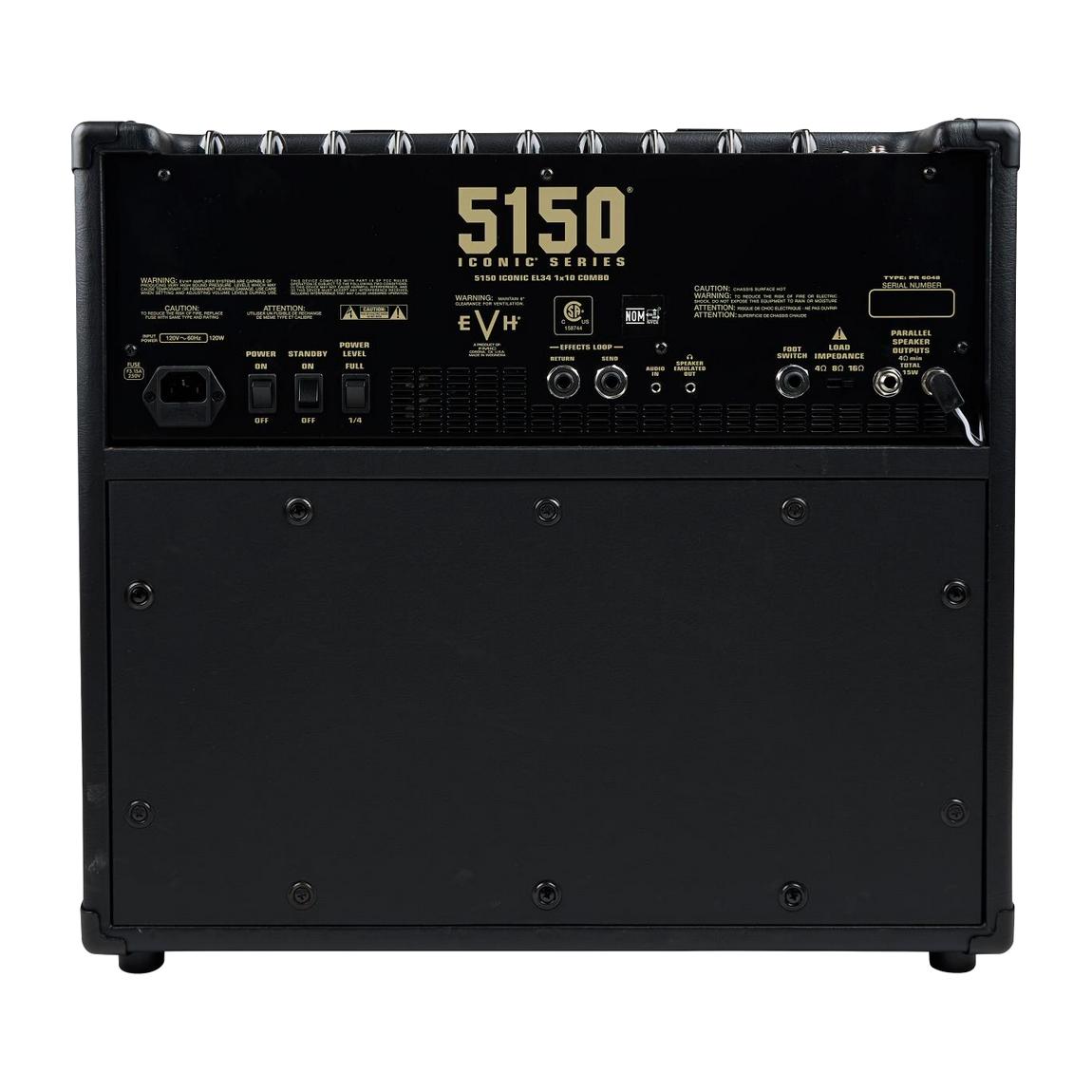 EVH 5150 Iconic EL34 Series 1x10 15w Combo, Black