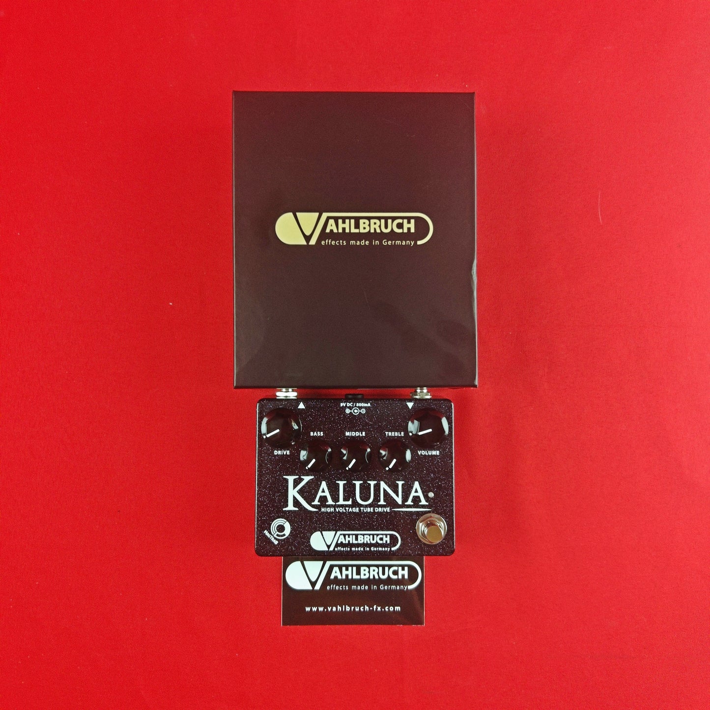 [USED] Vahlbruch Kaluna Tube Overdrive High Gain Mod, Black Sparkle (Limited Edition) (See Description)