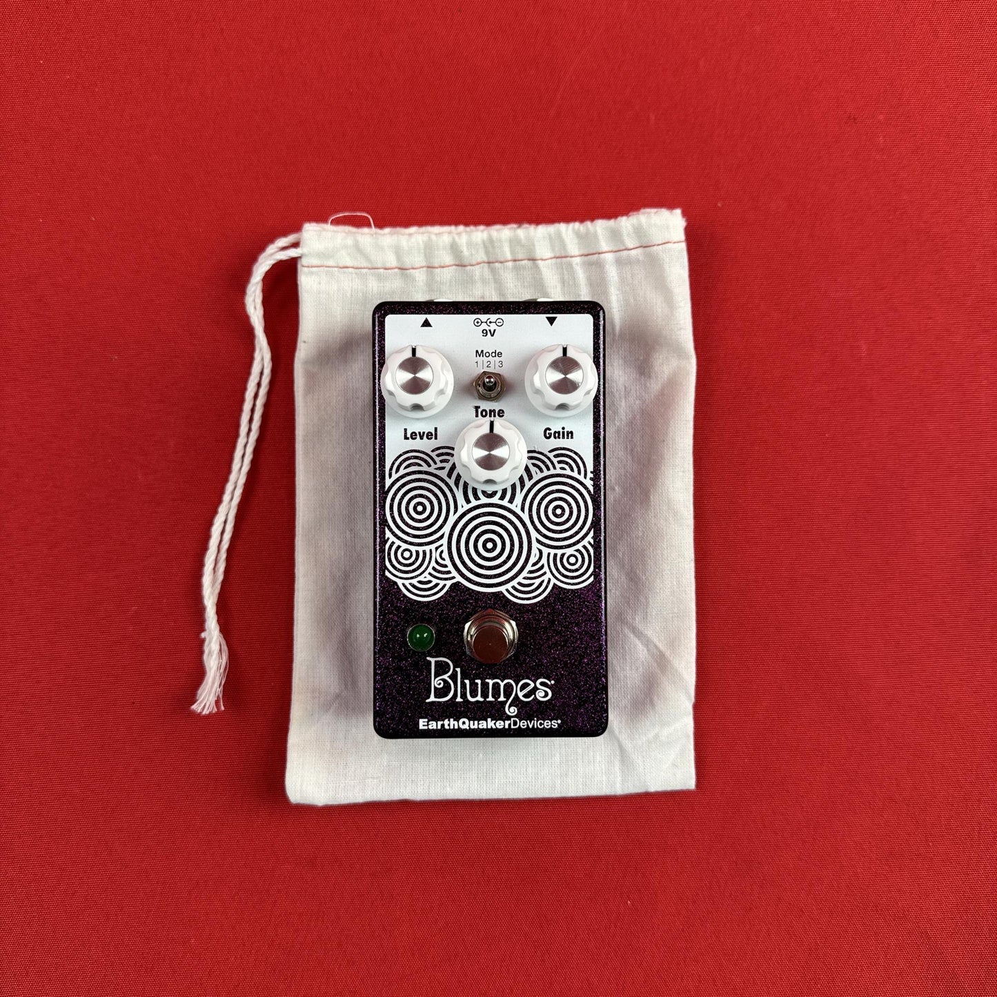 [USED] Earthquaker Devices Blumes Bass Overdrive, Purple Sparkle (Gear Hero Exclusive) (See Description)