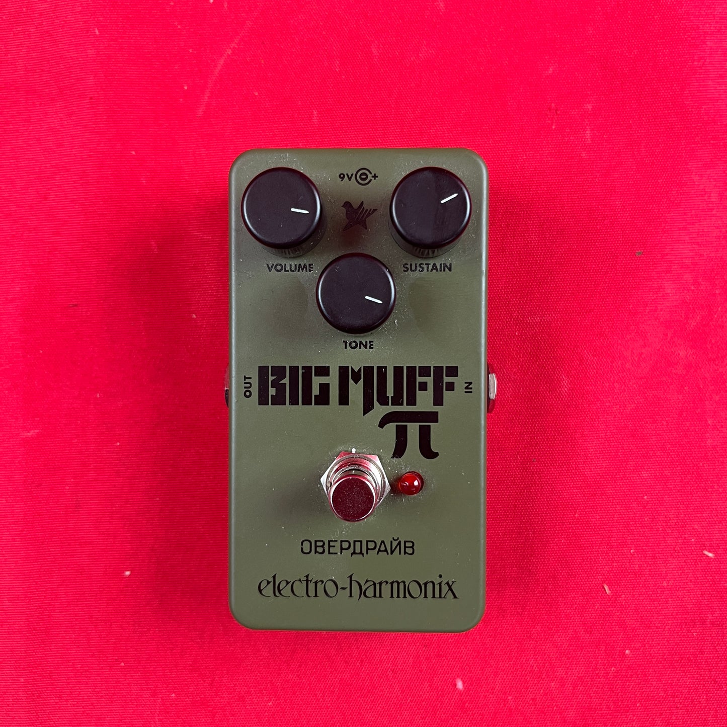 [USED] Electro-Harmonix Green Russian Big Muff Pi Fuzz (See Description)