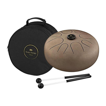 [USED] Meinl Percussion STD2VB 16" 8 Note A Akebono Steel Tongue Drum w/Mallets & Bag,Vintage Brown