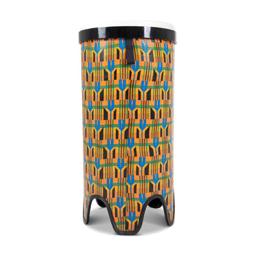 Toca TSSTB-12K-FT Sympatico Tubadora 12" w/Tunable Fiber Head, Kente Cloth