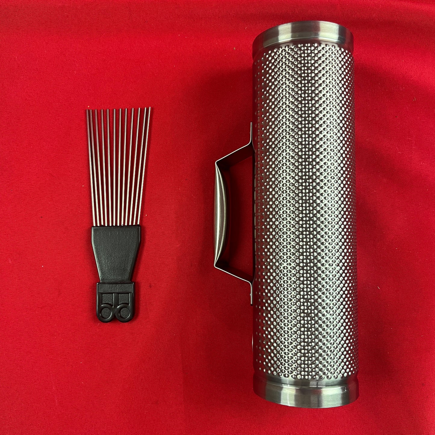 [USED] Meinl Percussion MGU2 Guira Metal Guiro/Merengue Güira with Scraper, Medium Sized, Brushed Steel (See Description)