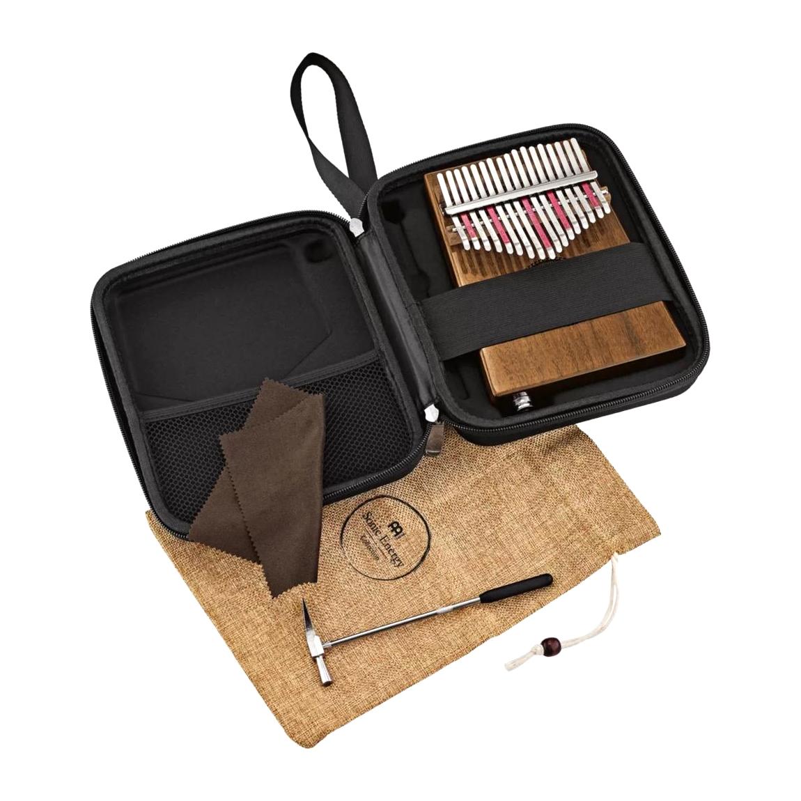 Meinl Percussion PKL1707H 17 Note Sound Hole Kalimba w/Built In Pick Up, Acacia