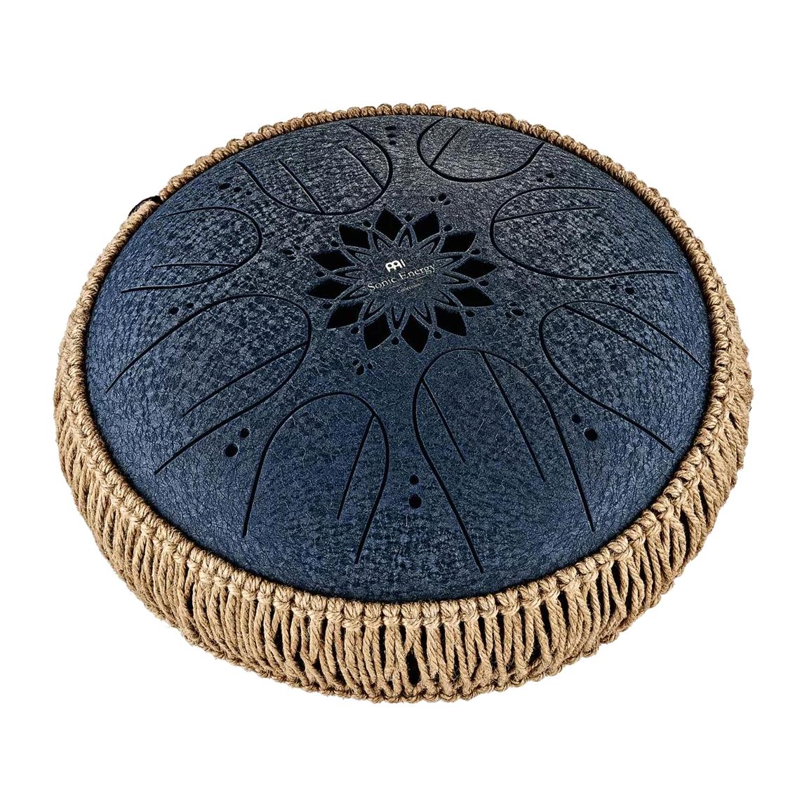 Meinl Sonic Energy MOSTD2NB 10" 8 Note Medium Octave Steel Tongue Drum, C Minor, Navy Blue