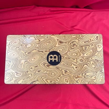 [USED] Meinl Percussion TOPCAJ1MB Slaptop Series Cajon w/Internal Snares, Makah Burl Playing Surface (See Description)