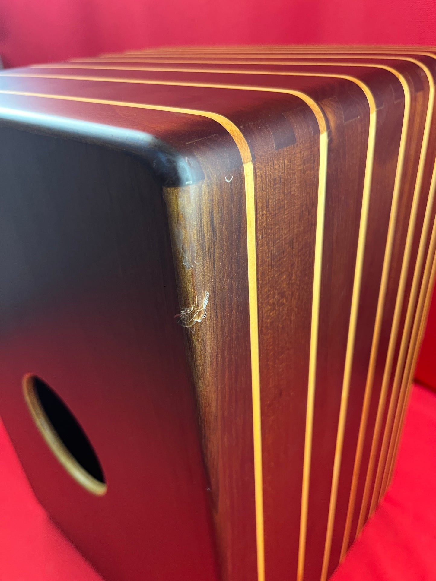 [USED] A Tempo Percussion Rayado Cajon, Striped (See Description)