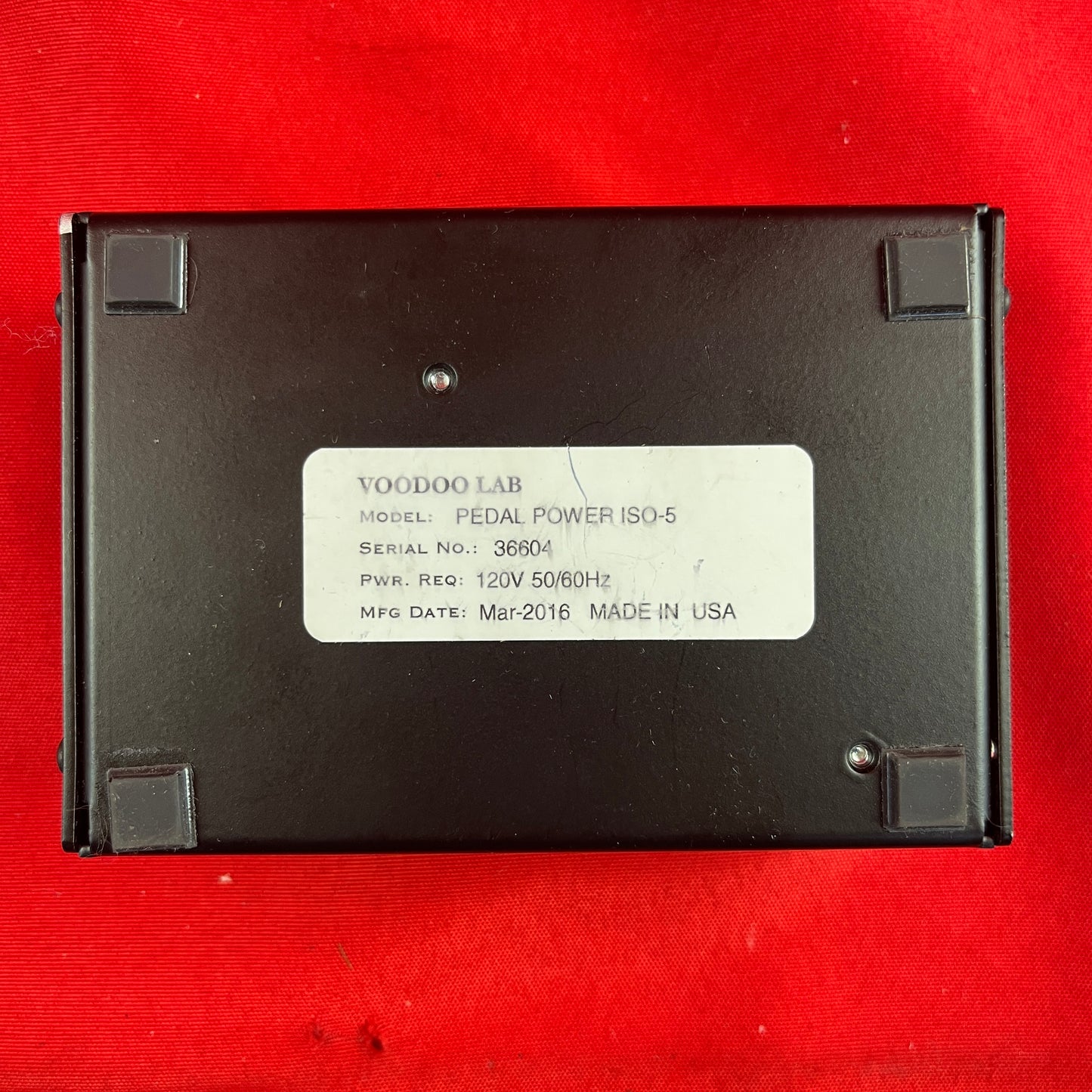 [USED] Voodoo Lab Pedal Power ISO-5 Isolated Power Supply (See Description)