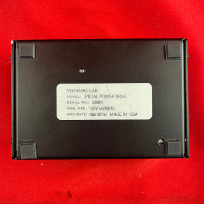 [USED] Voodoo Lab Pedal Power ISO-5 Isolated Power Supply (See Description)