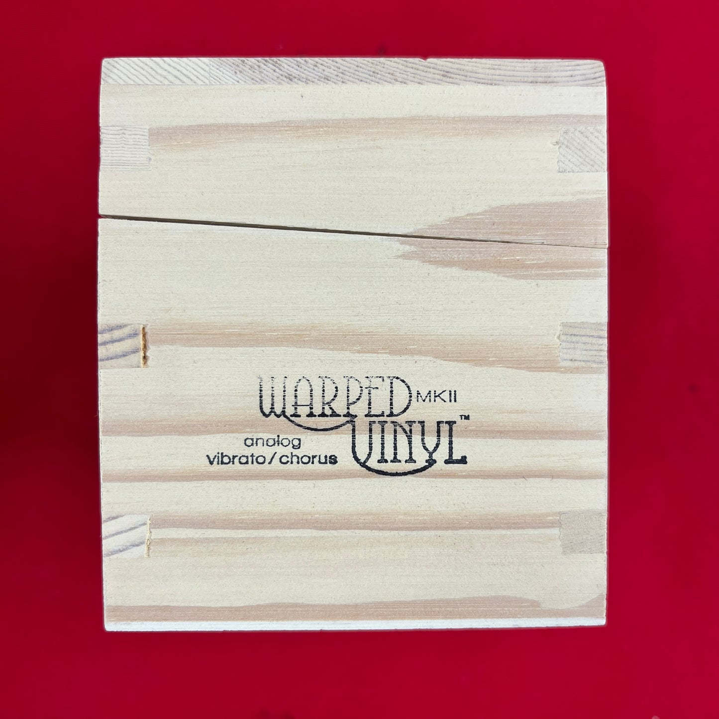 [USED] Chase Bliss Audio Warped Vinyl MkII Analog Vibrato / Chorus Wooden Box (PEDAL NOT INCLUDED) (See Description)