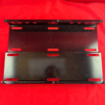 [USED] GO Pedalboards 24x16 Two-Tier Aluminum Pedalboard, Black (See Description)