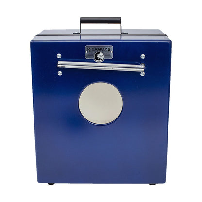 Toca Kickboxx Pro Suitcase Travel Drum Set, Blue