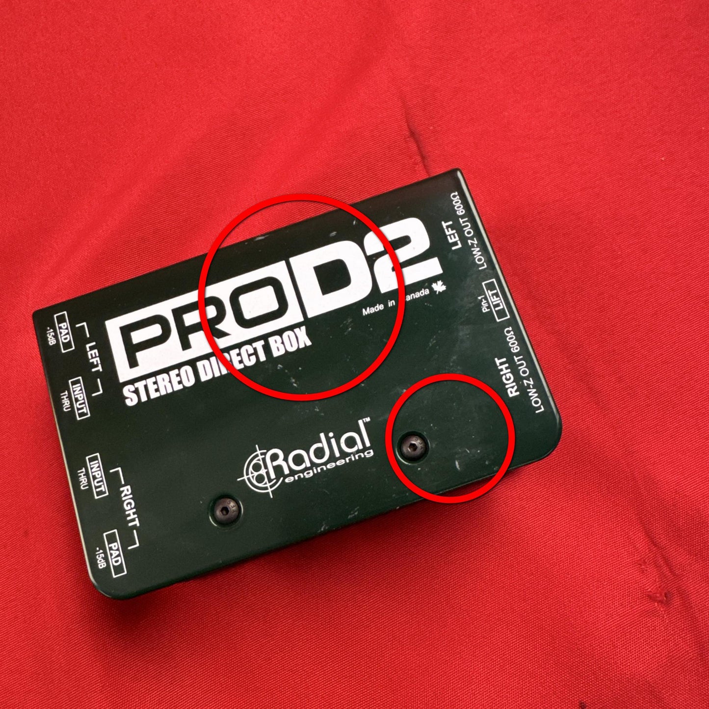 [USED] Radial ProD2 Passive 2 Channel Direct Box (See Description)