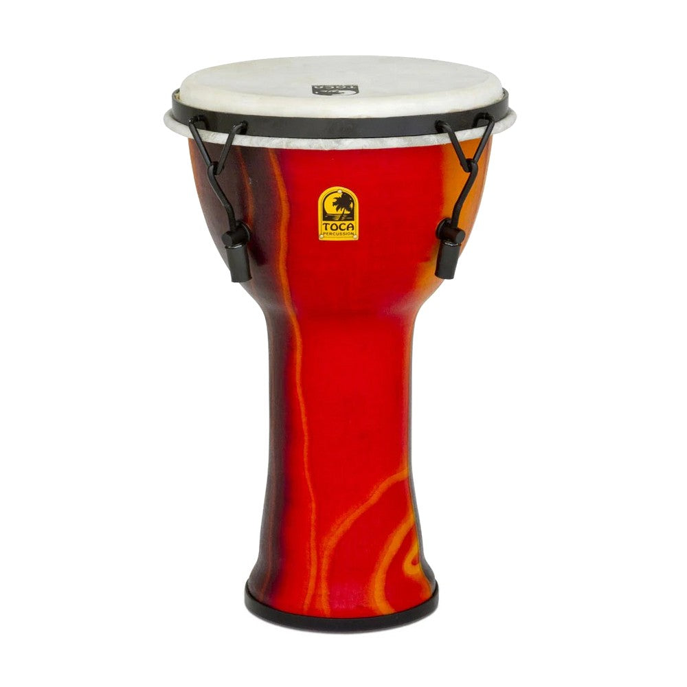 Toca SFDMX-9F Freestyle Mechanically Tuned 9-Inch Djembe, Fiesta Finish