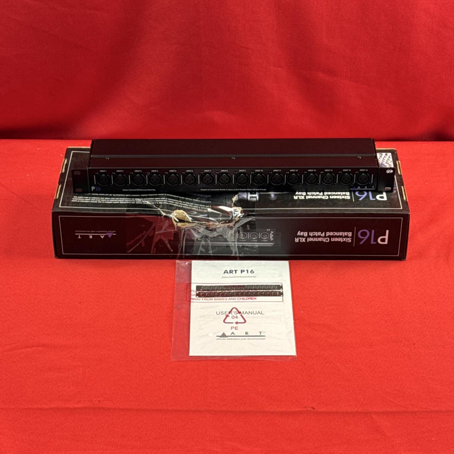 [USED] ART P16 XLR Balanced Patchbay (See Description)