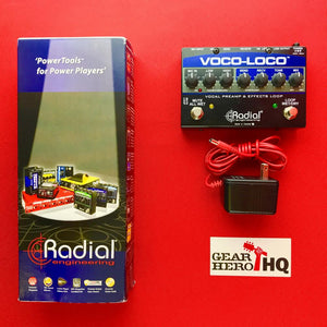 [USED] Radial Voco Loco Microphone Effects Loop & Switcher for Guitar Effects.