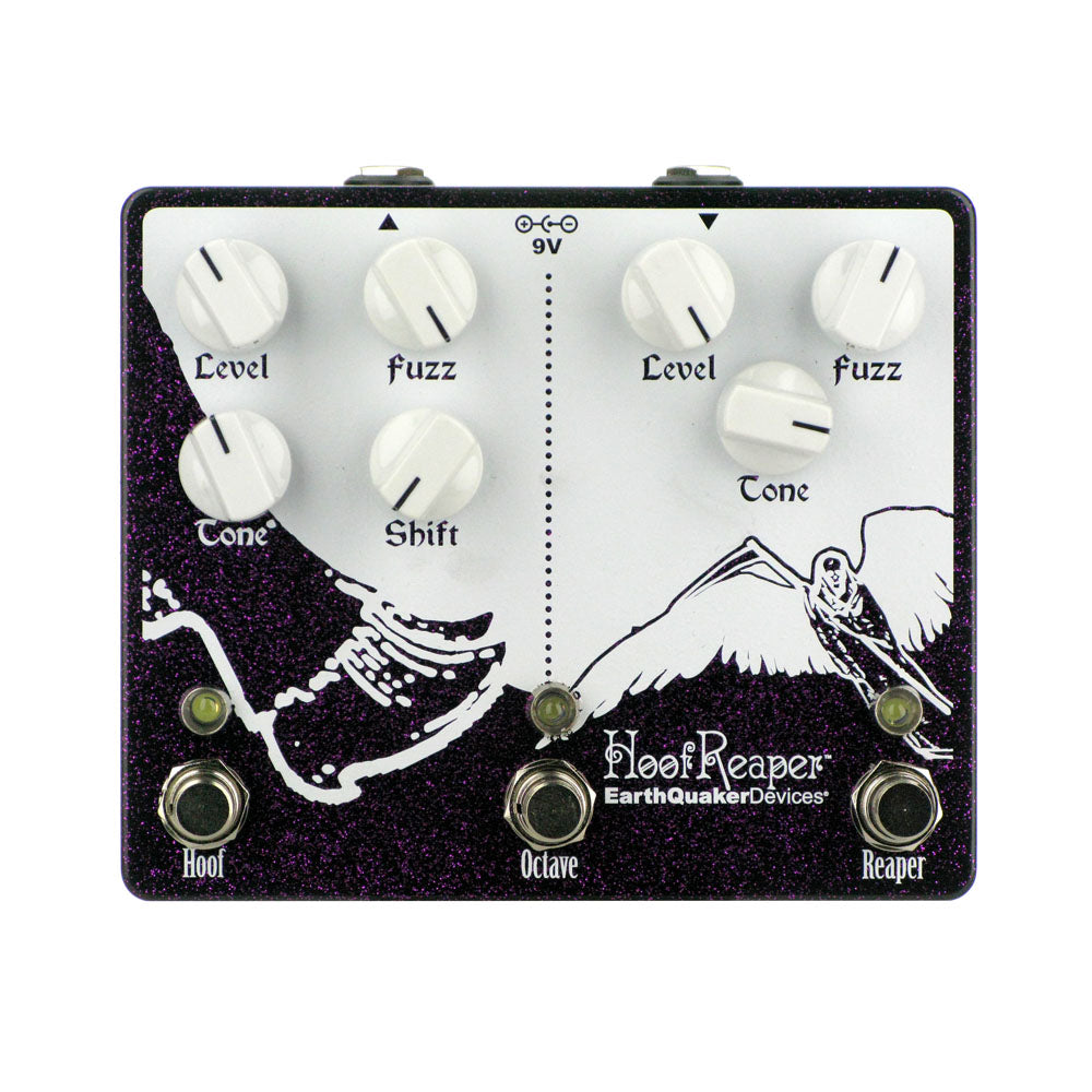 EarthQuaker Devices Hoof Reaper V2 Octave Fuzz, Purple Sparkle 