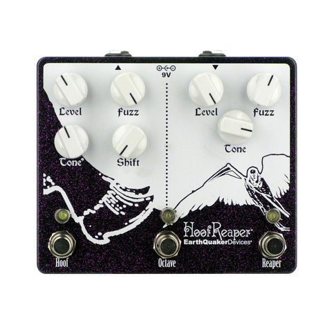 EarthQuaker Devices Hoof Reaper V2 Octave Fuzz, Purple Sparkle (Gear Hero Exclusive)