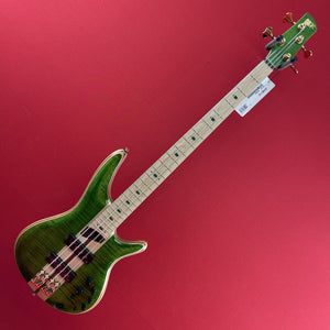 [USED] Ibanez SR4FMDXEGL SR Series Bass Guitar w/Gig Bag, Emerald Green Low Gloss