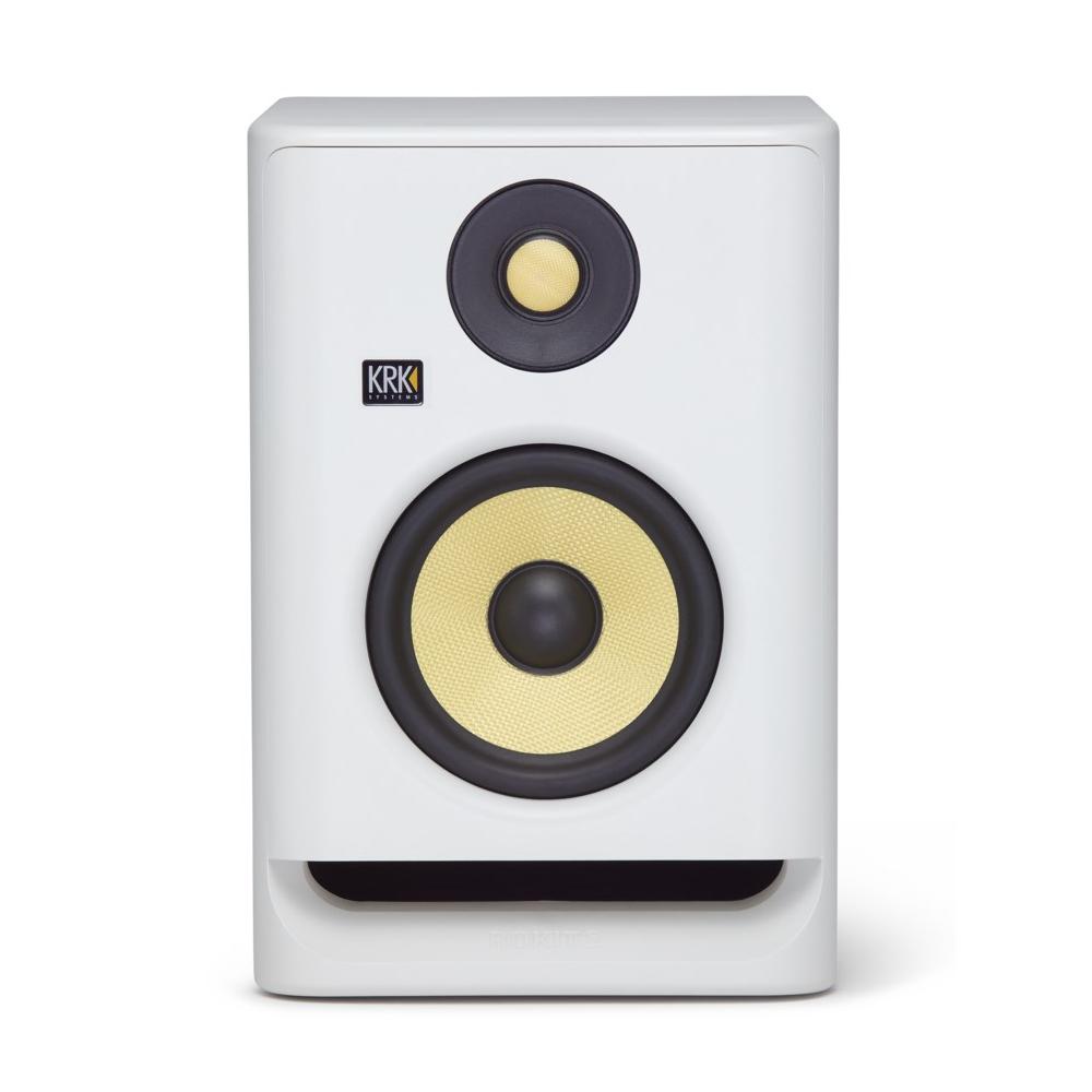 KRK RP5G4WN ROKIT 5 Professional Bi-Amp 5" Powered Studio Monitor, White