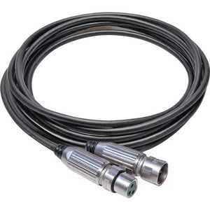 Hosa MSC-015 Contractor Microphone Cable 15ft, Switchcraft XLR3F-XLR3M