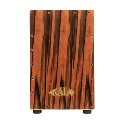 Kala KP-CAJON-EBONY Striped Cajon, Ebony