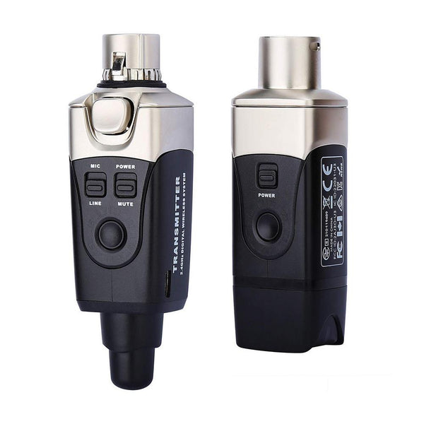Xvive U3 2.4GHZ Wireless Microphone System, Black