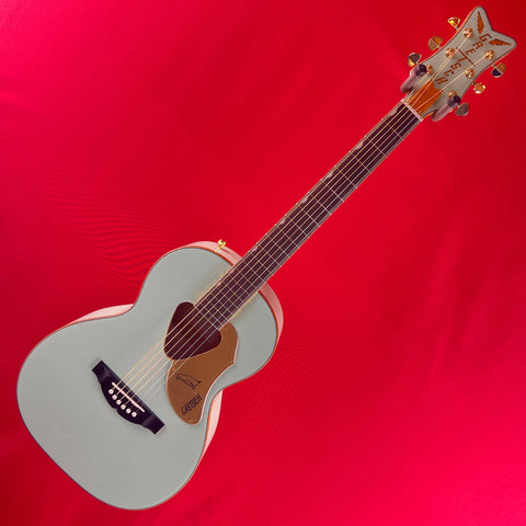[USED] Gretsch G5021E Rancher Penguin Acoustic Electric Guitar, Mint Metallic