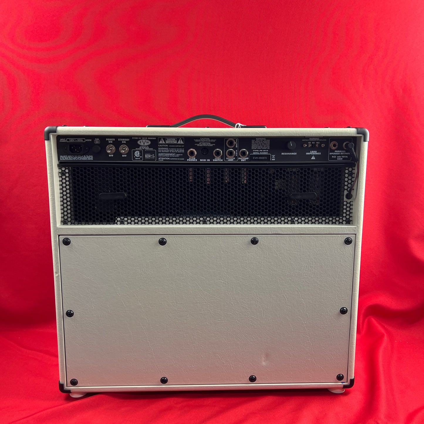 [USED] EVH 5150III 50-Watt 1x12" Tube Combo Guitar Amplifier, Ivory (See Description)